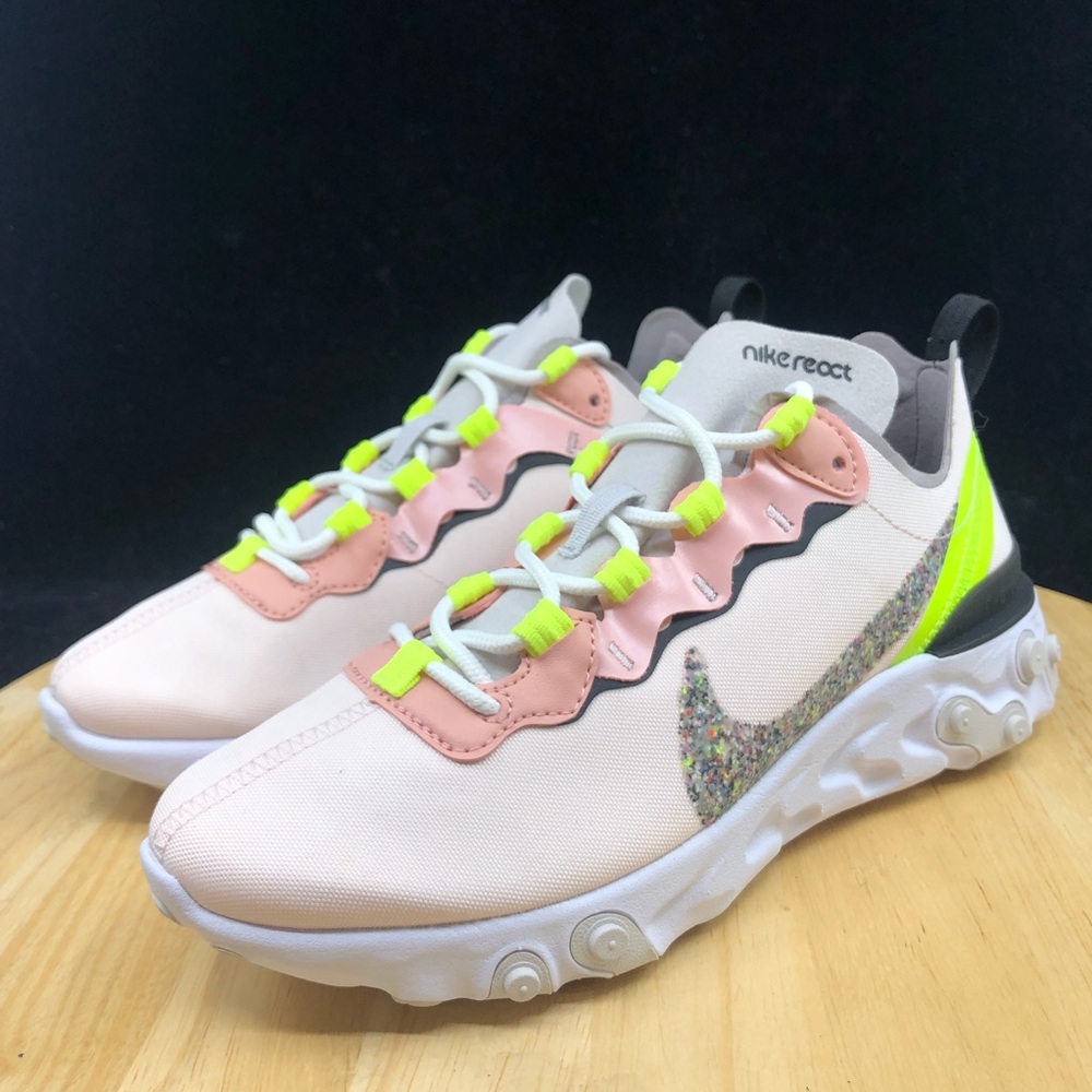 Nike Wmns React Element 55 Prm Light Soft Pink Wo… - image 2